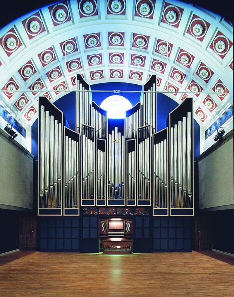 Photo of the organ at SDMK, Esbjerg